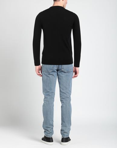 Alpha Studio Man Sweater Black Size 44 Merino Wool