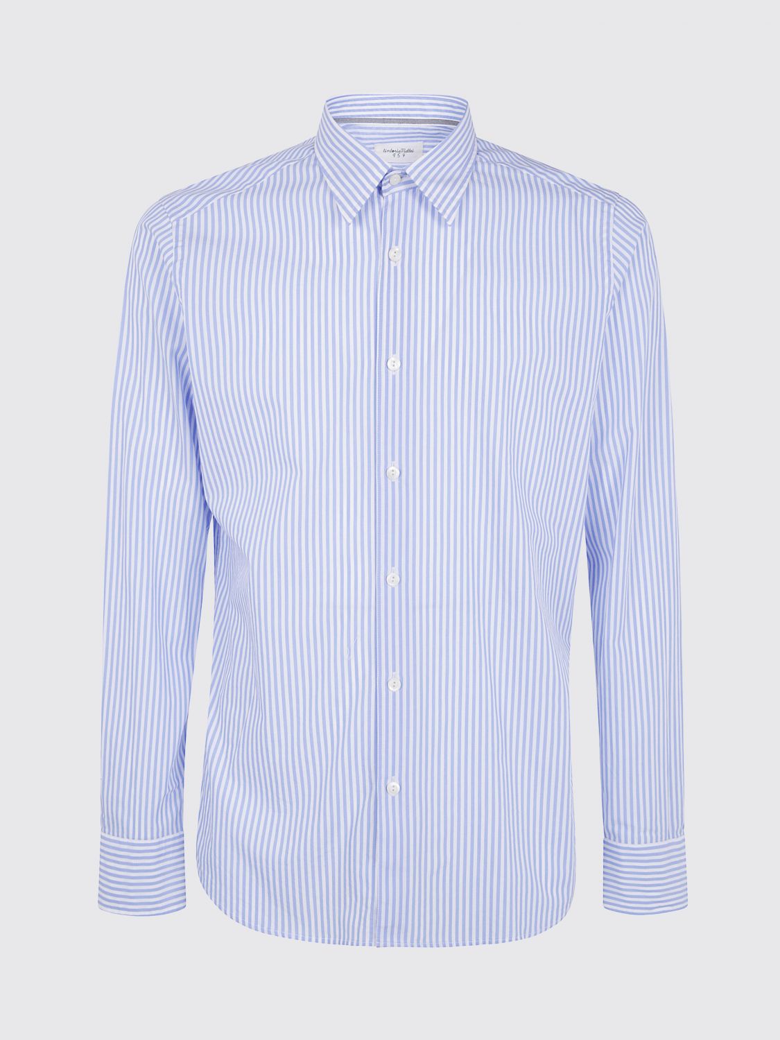 Shirt Men color Gnawed Blue