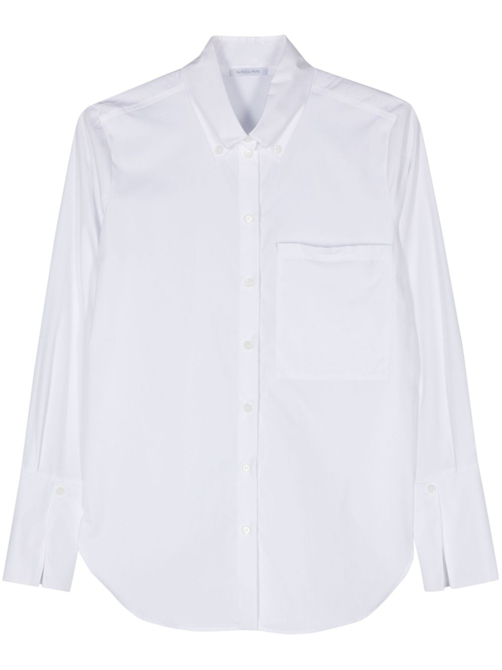 Fly-print cotton shirt - White
