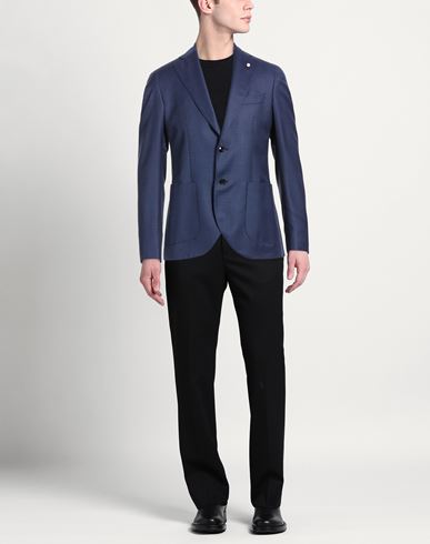 Man Blazer Navy Size 40 Wool