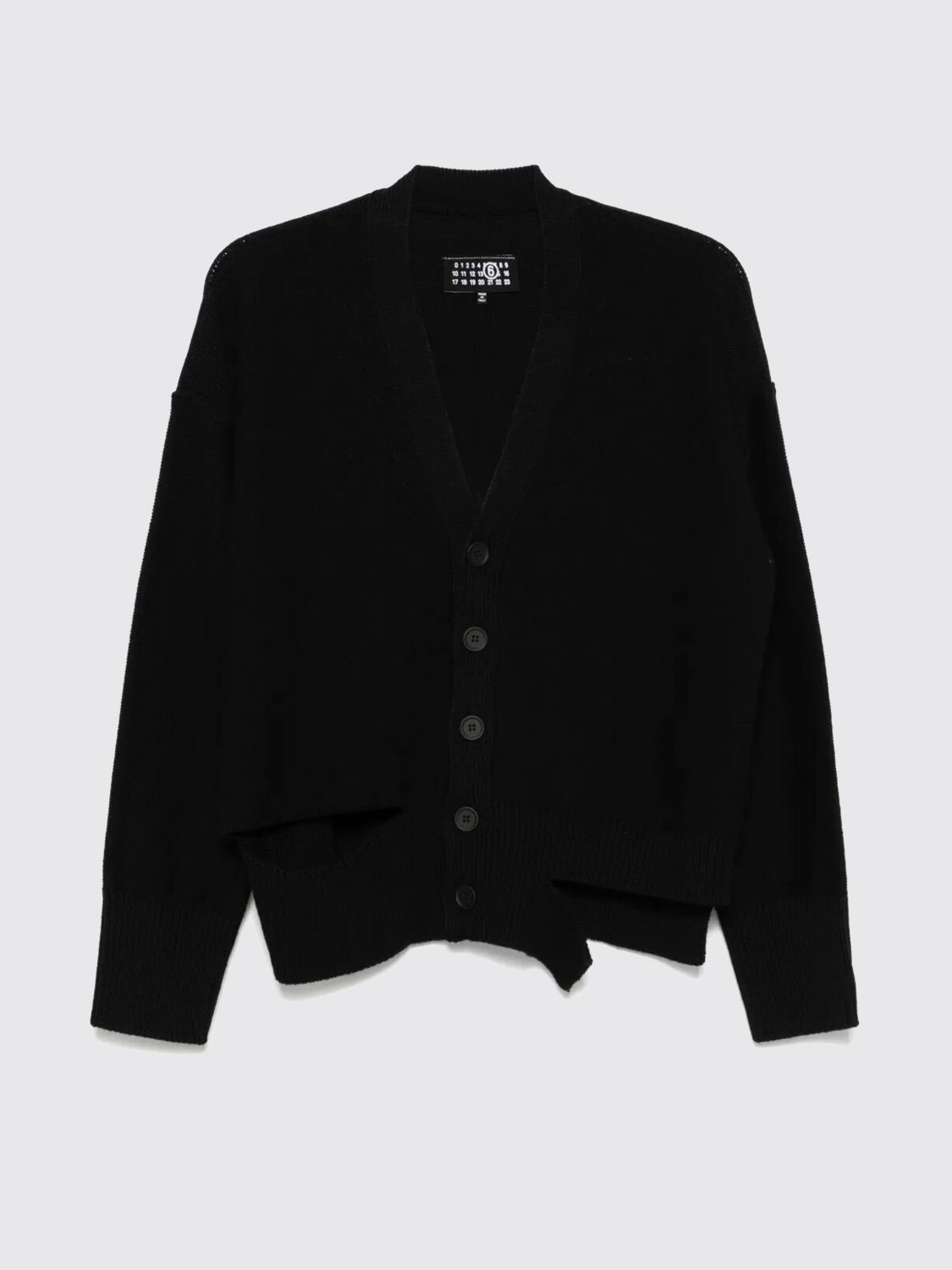 Cut-out detailed cardigan - Black