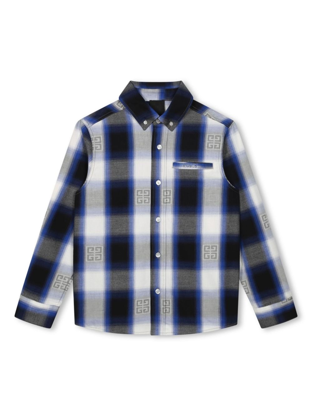 Plaid flannel shirt - Black