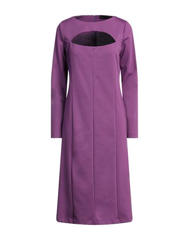 Woman Midi dress Mauve Size 8 Rayon, Nylon, Elastane