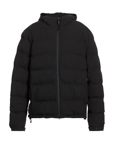 Man Puffer Black Size XL Polyamide, Elastane