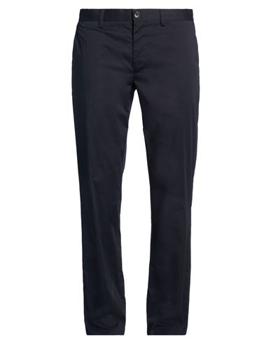 Man Pants Navy Size 36 Cotton, Elastane