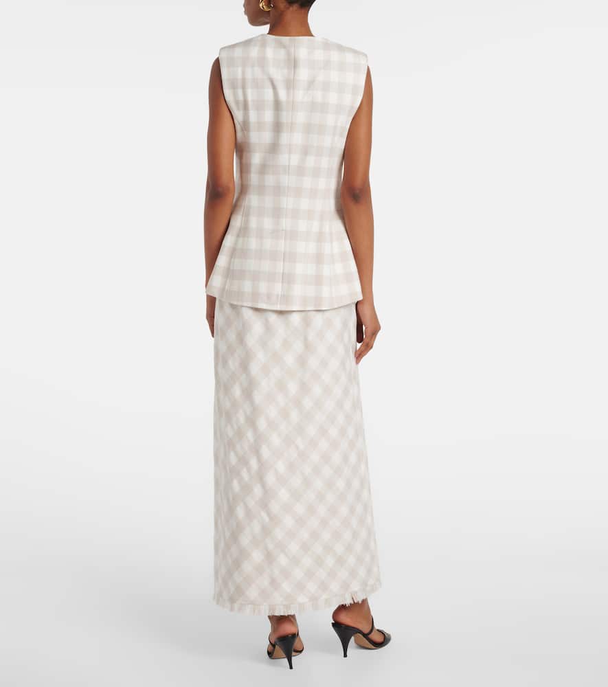 Calliope gingham vest