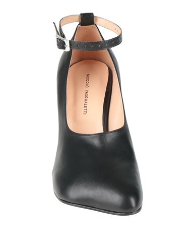 Niccolò Pasqualetti Woman Pumps Black Size 10 Calfskin
