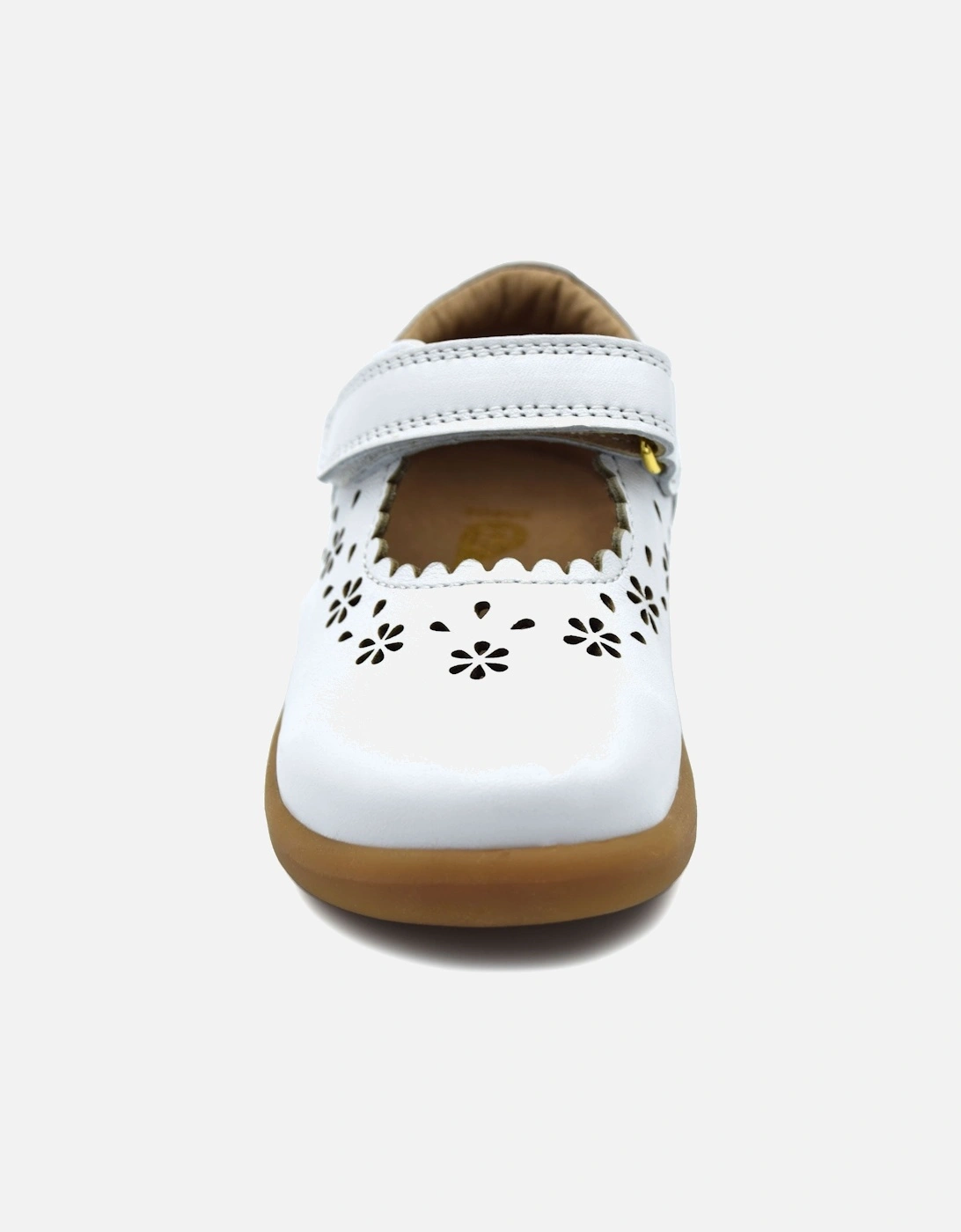 Bobux Girl's TILLY (STEP-UP) FIRST WALKER SHOE - White - Size: 4