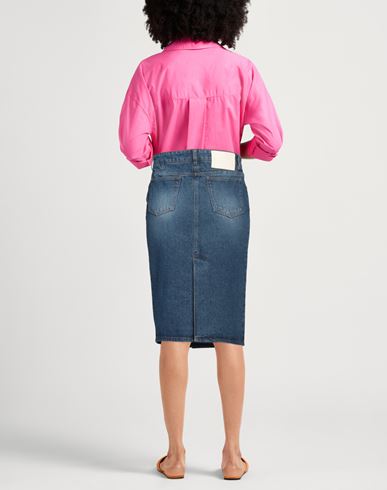 Woman Denim skirt Blue Size 26 Cotton