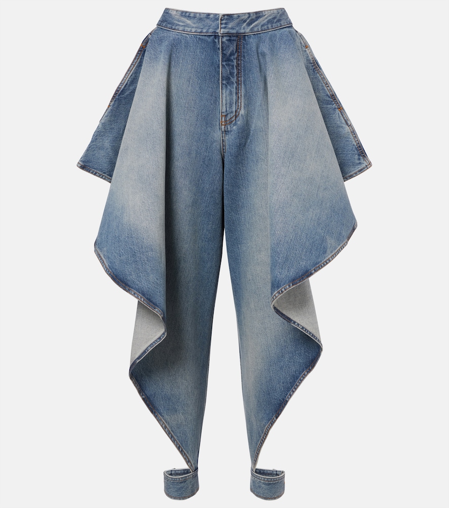 Alaïa Draped tapered jeans