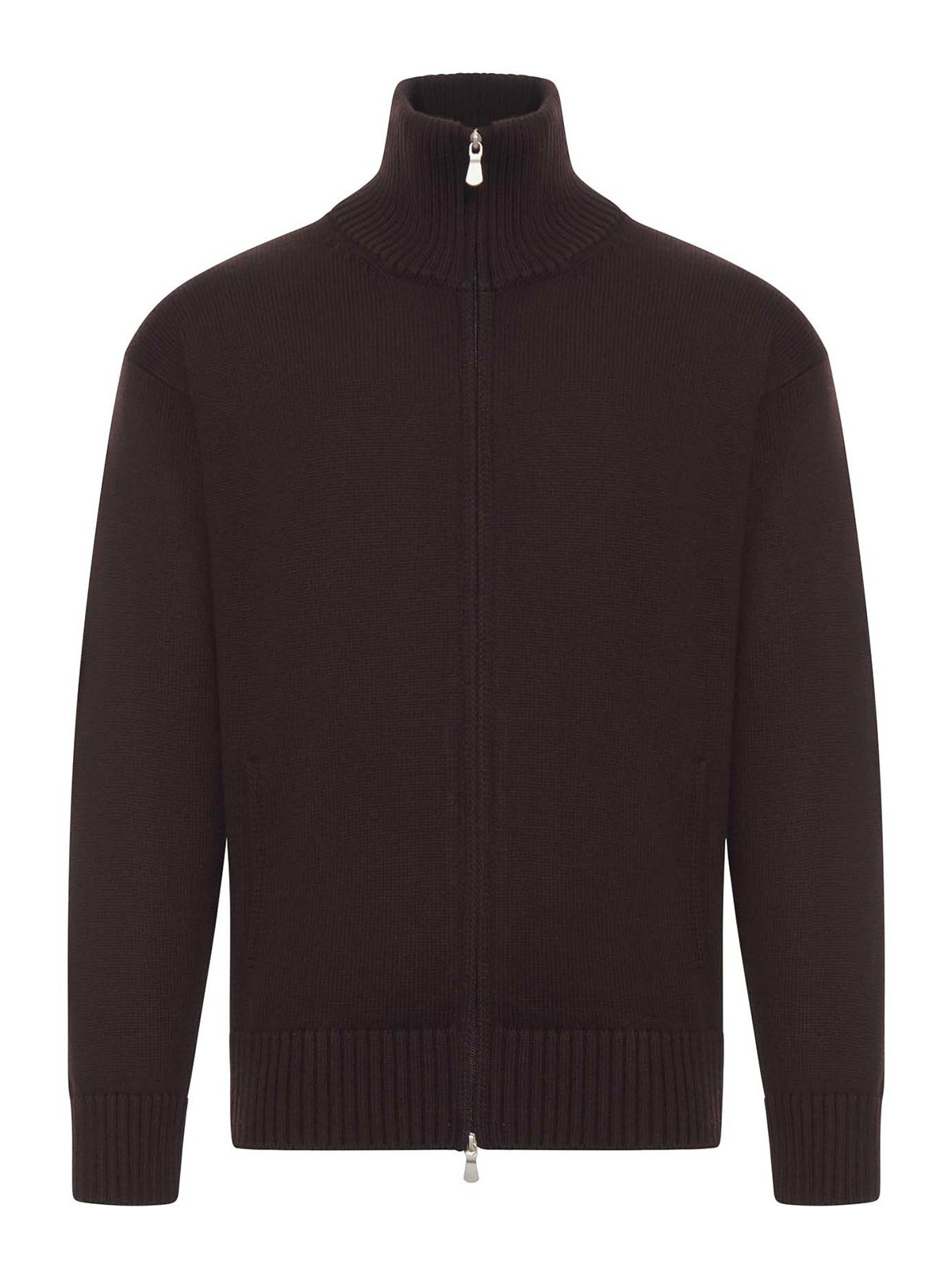 Relaxed Fit 3-Yard Full Zip Sweater