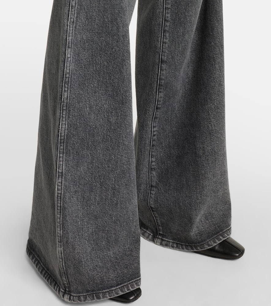 Dane high-rise wide-leg jeans