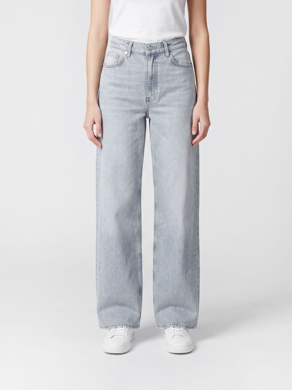 Jeans Woman color Grey