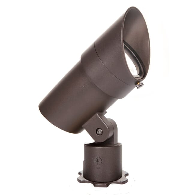 WAC LED 120V Large Accent Light Adjustable Beam and Output 3000K Bronze on Brass - 5212-30BBR