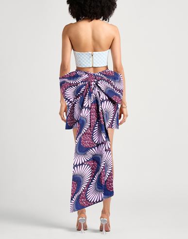 Woman Mini skirt Purple Size M Cotton
