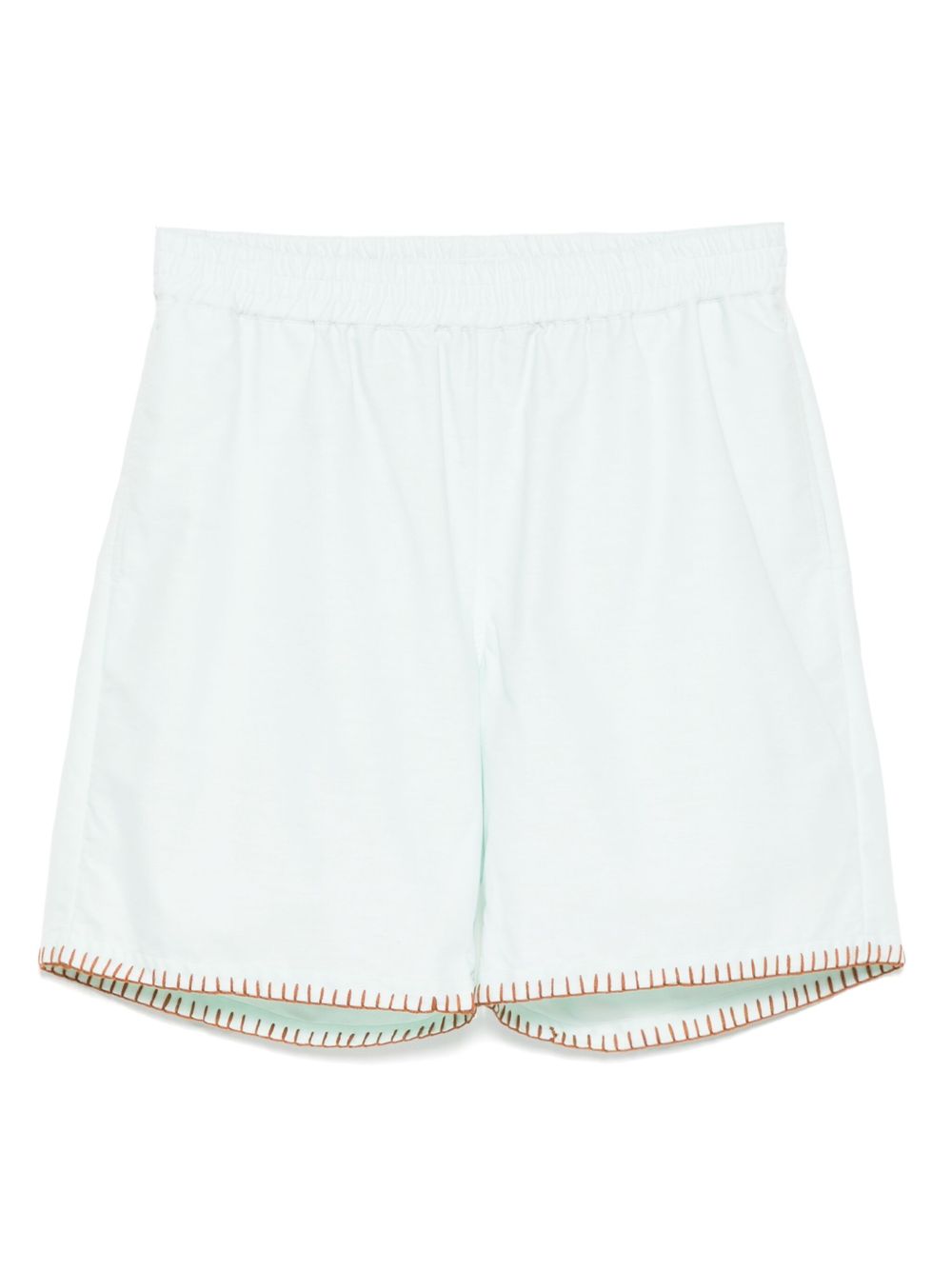 CHATEAU ORLANDO embroidered shorts - Green