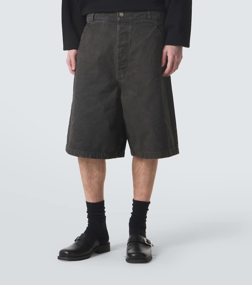 Denim Bermuda shorts