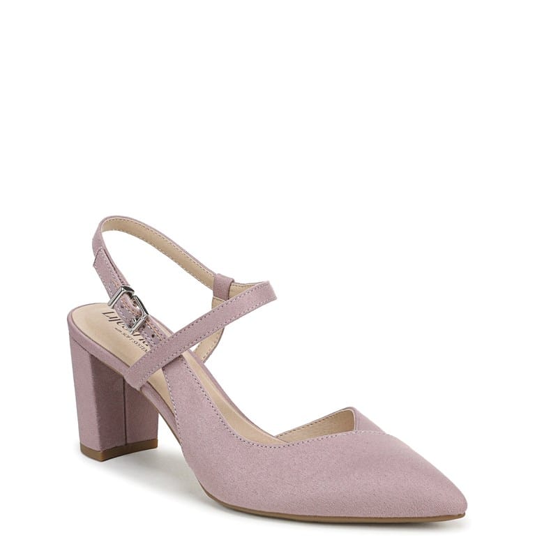 Women's Raelynn Strappy Pump Shoes (Amethyst Microsuede)