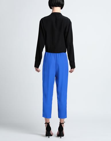 Woman Pants Bright blue Size 4 Polyester, Elastane