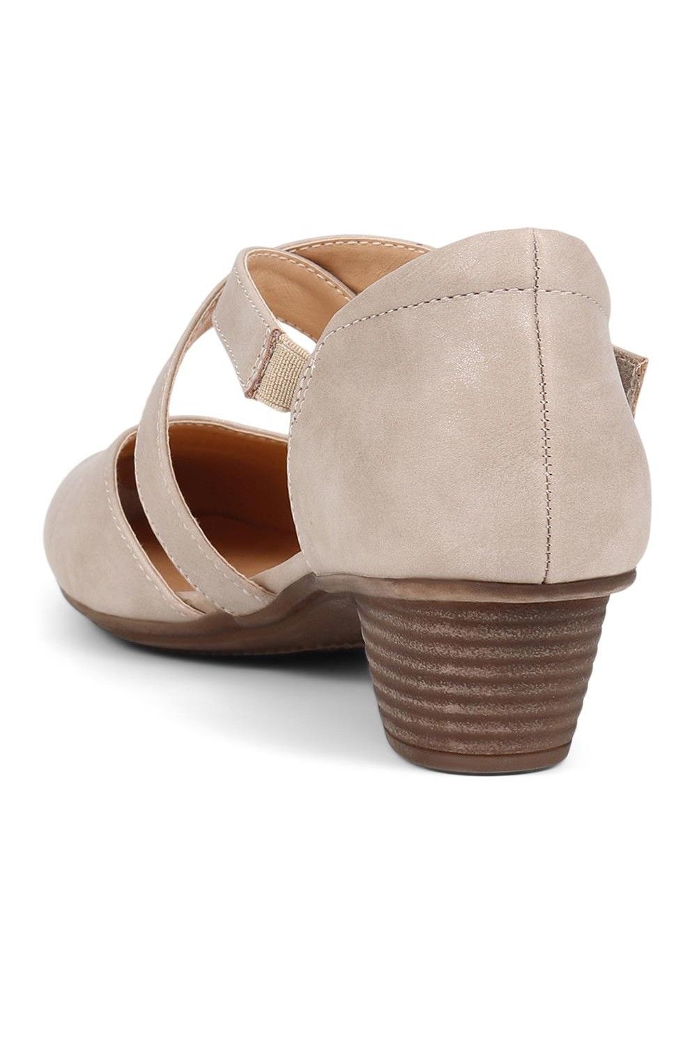 Pavers Women's Low-Heeled Court Shoes in Beige