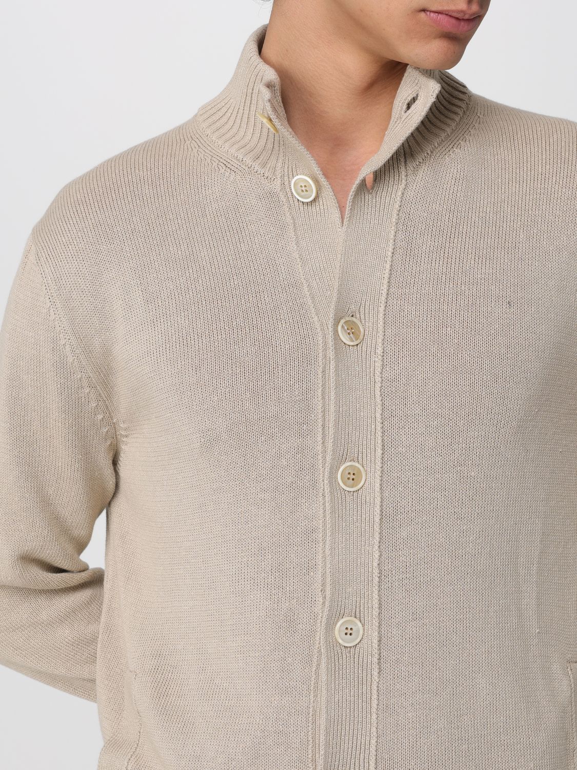 Sweater Men color Beige