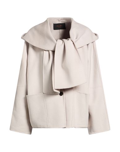 Paltò Woman Coat Light grey Size 2 Wool