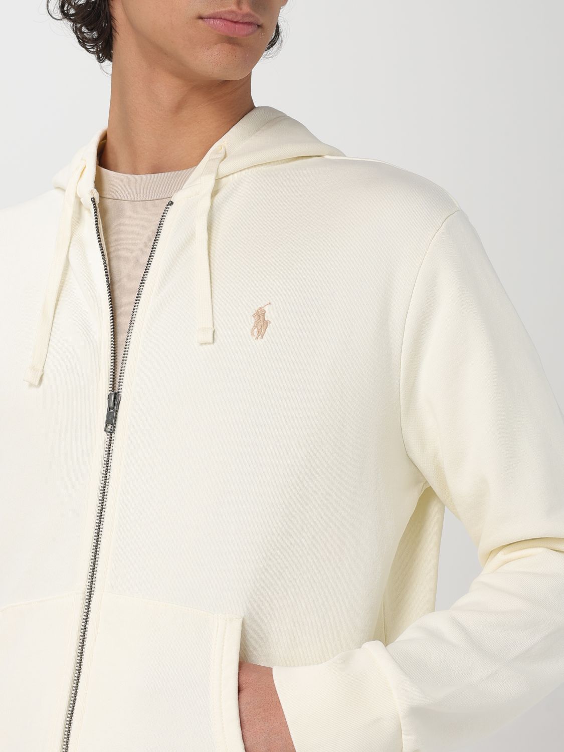 Sweatshirt Men color Cream