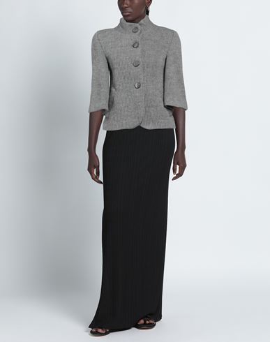 Woman Jacket Grey Size 4 Wool, Acrylic