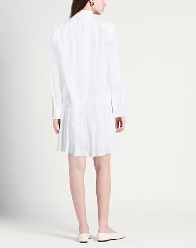 Woman Mini dress White Size M Cotton