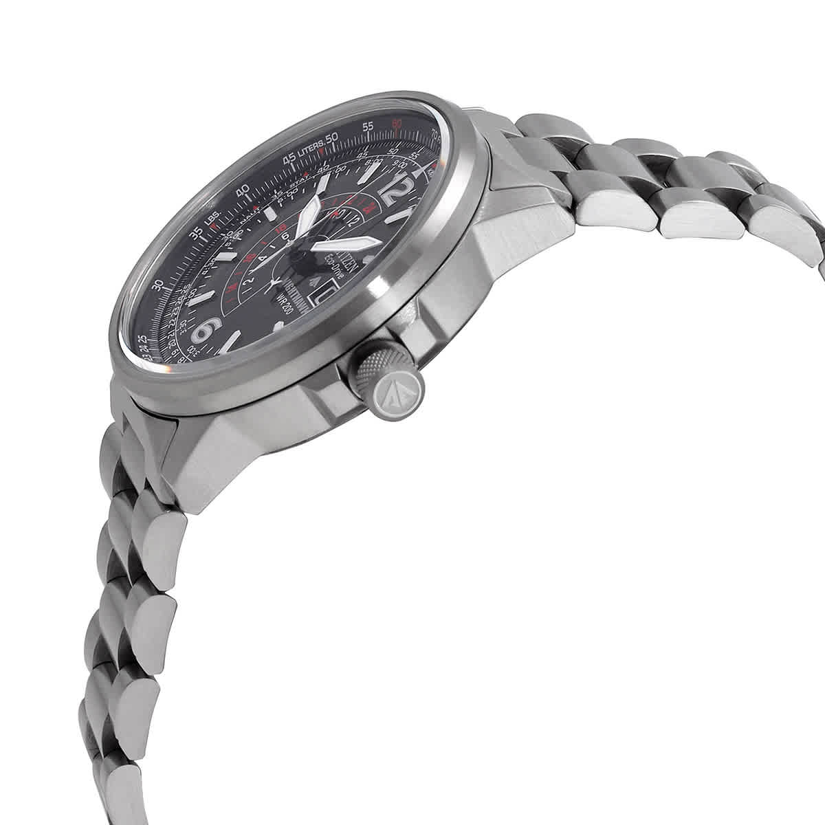 Nighthawk Eco-Drive Pilot Watch Mens Watch BJ7000