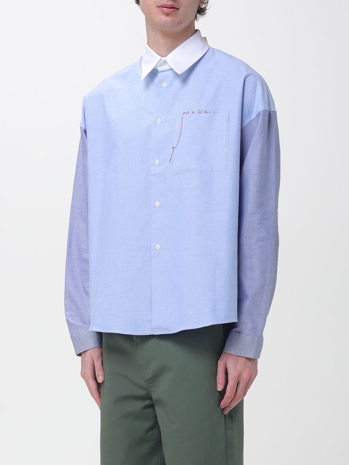 Shirt Men color Blue