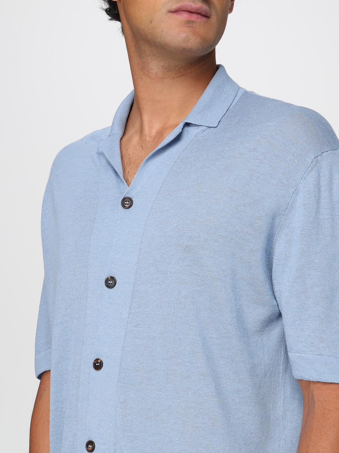 Shirt ZANONE Men color Blue