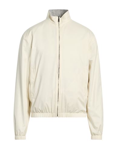 Man Jacket Ivory Size 42 Polyester