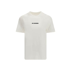 Logo-Printed Cotton T-Shirt — Beige