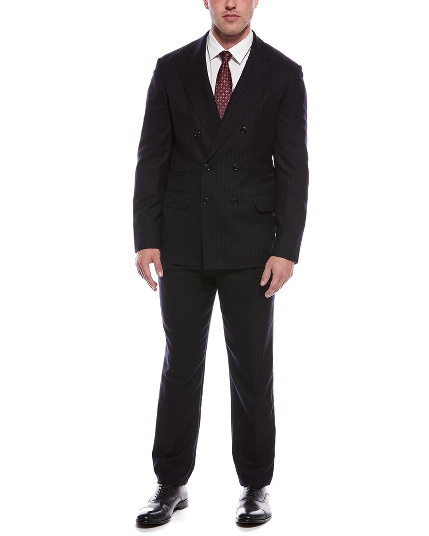 2pc Cashmere & Silk-Blend Suit