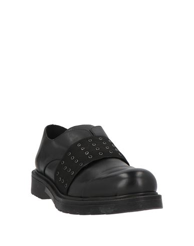 Woman Loafers Black Size 6 Leather, Elastic fibres