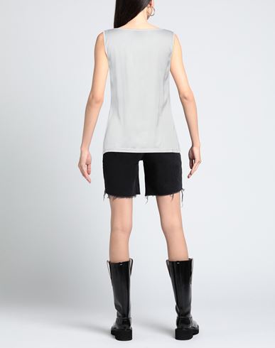 Woman Top White Size 10 Viscose, Elastane