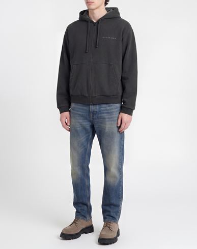 Man Sweatshirt Grey Size L Cotton