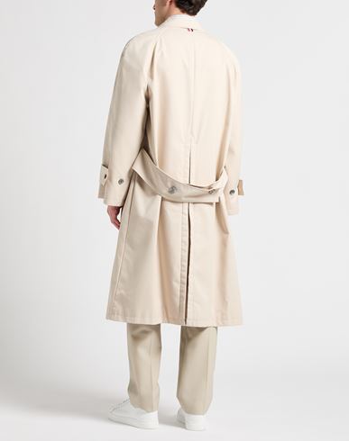 Man Overcoat & Trench Coat Beige Size 1 Polyester, Cotton, Polyurethane