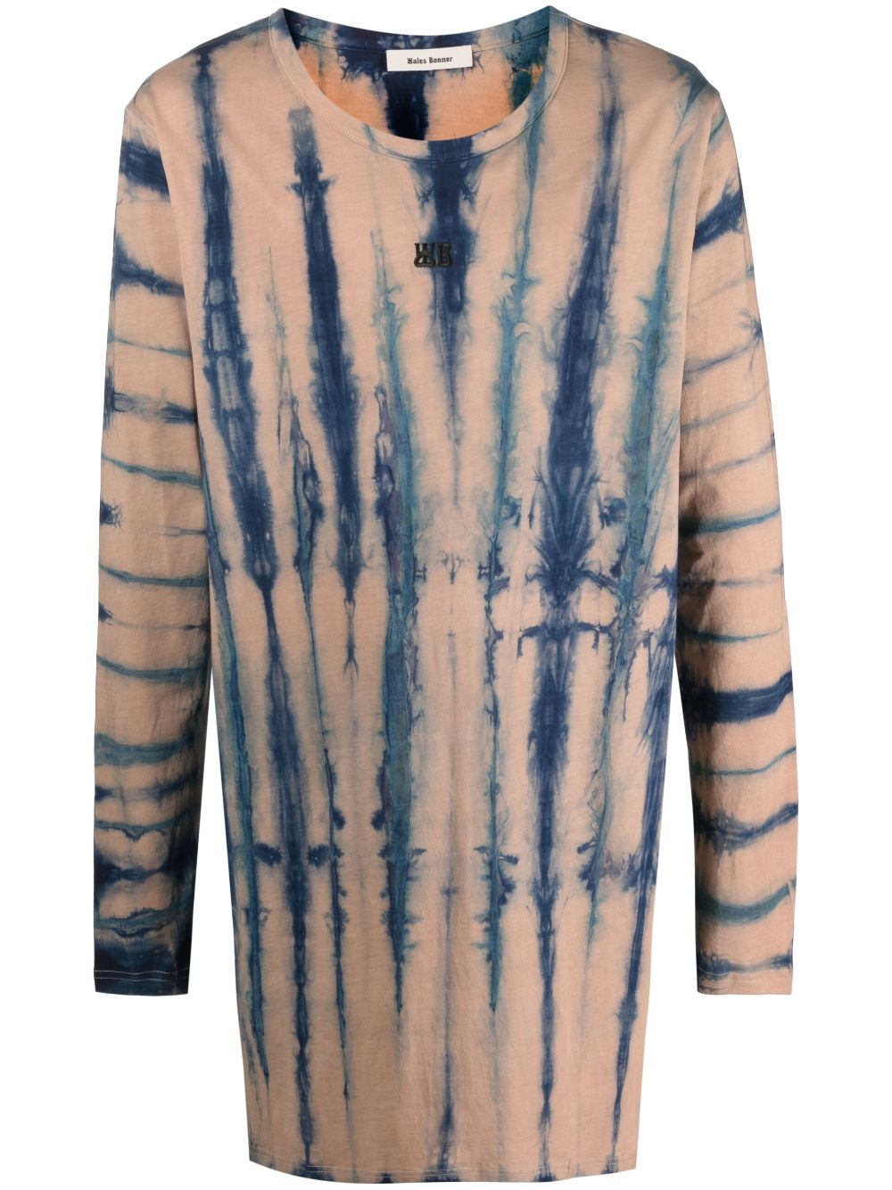 Oversized tie-dye T-shirt - Brown
