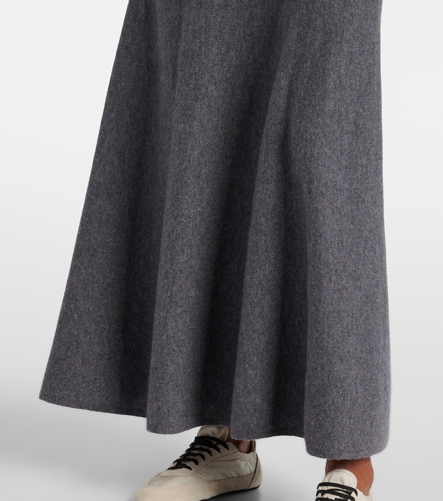Torie knitted cashmere maxi skirt