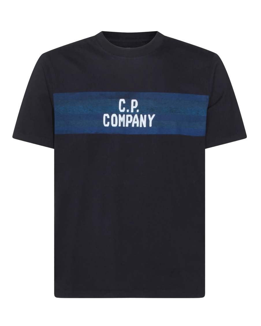 C. P. Company Dark Blue Cotton T-shirt