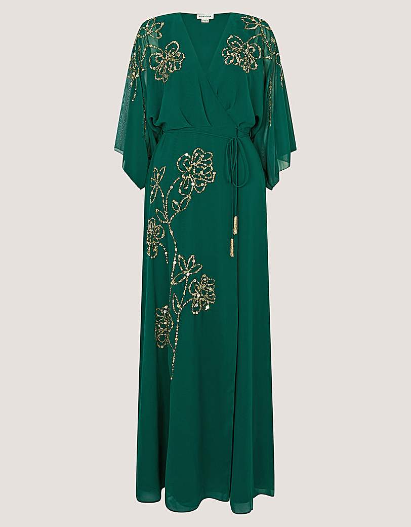 Monsoon Skyla Floral Maxi Wrap Dre