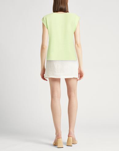 Woman Top Light green Size L Polyester, Elastane