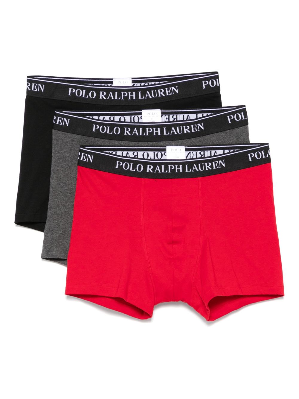 Polo Ralph Lauren logo-waistband boxers (pack of three) - Red