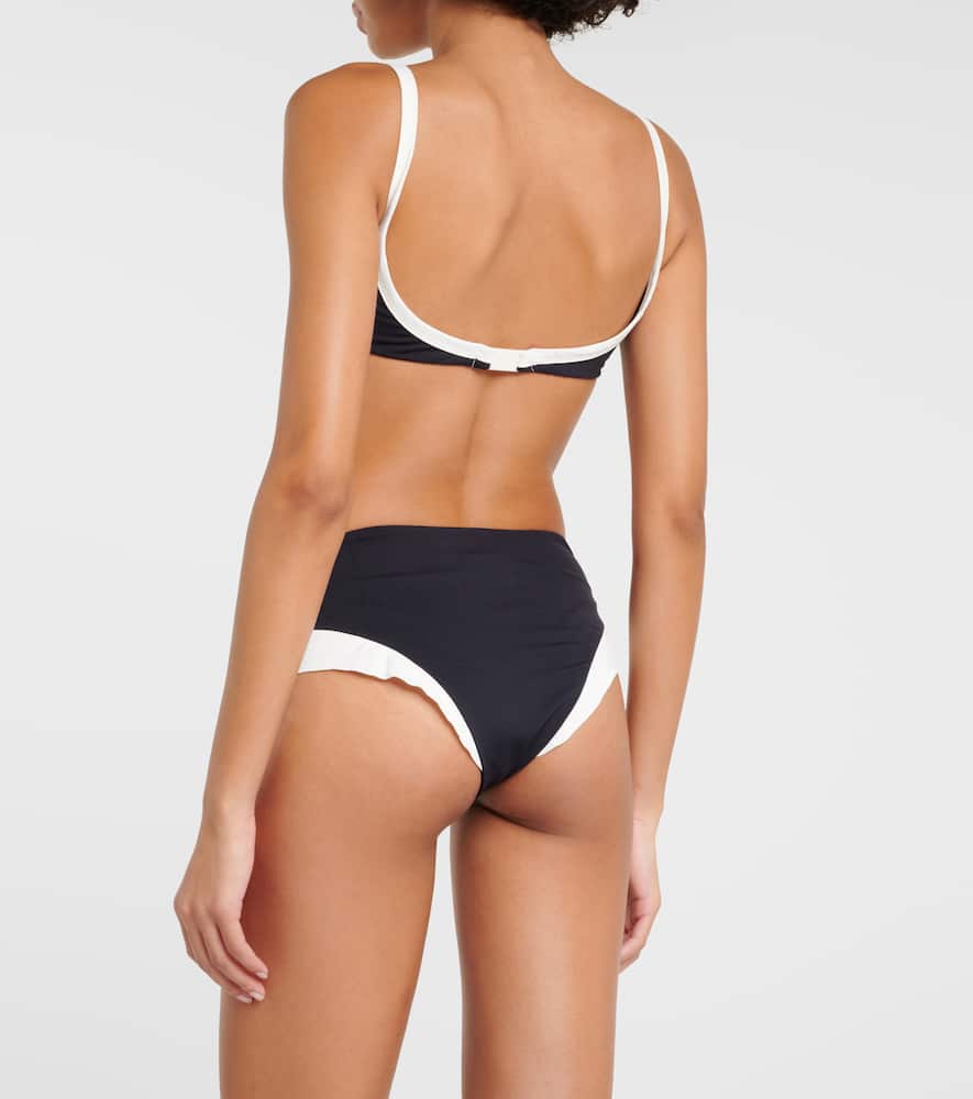 Marysia Bianco triangle bikini bottoms