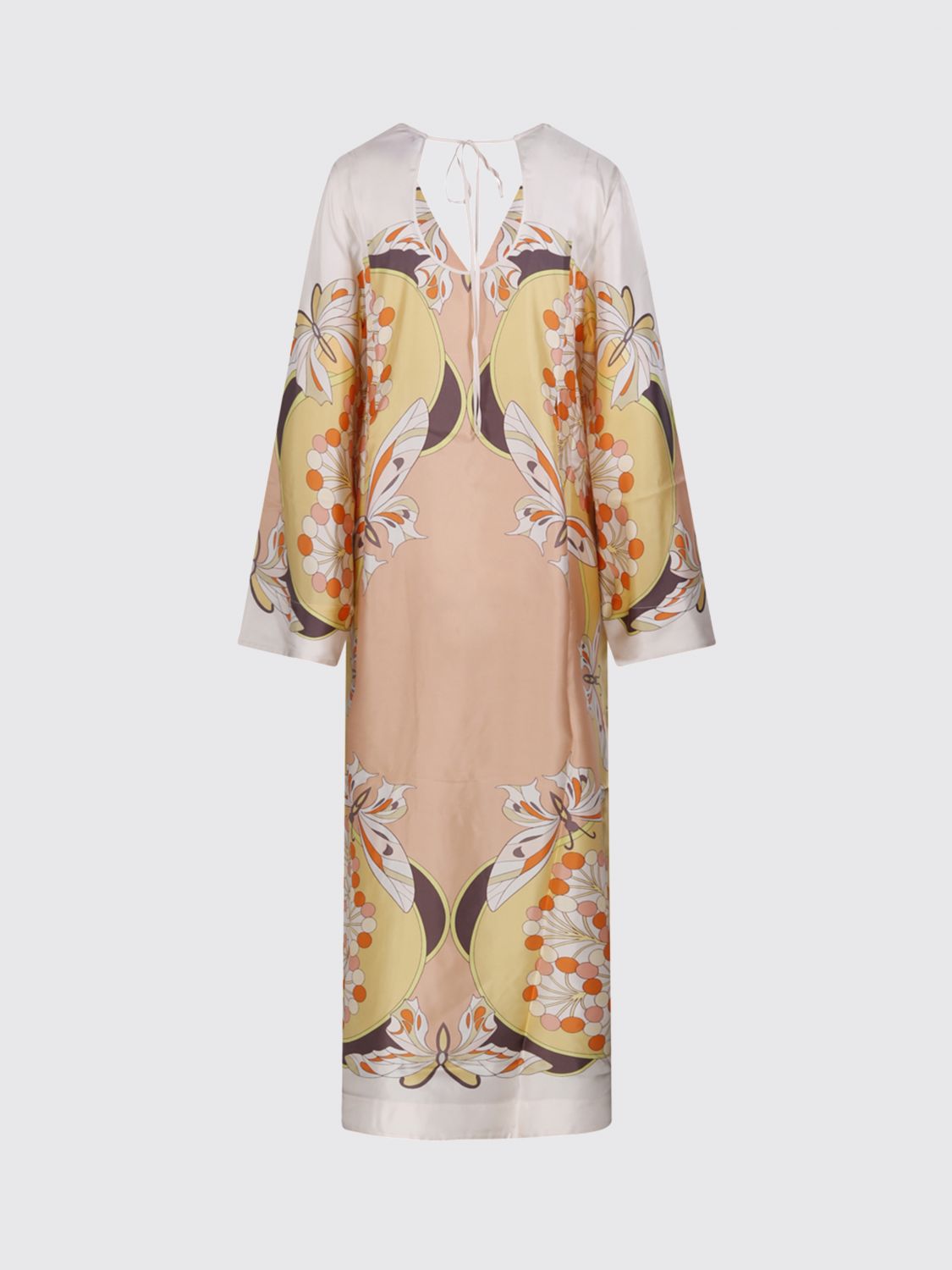 Twin Flame Silk Dress