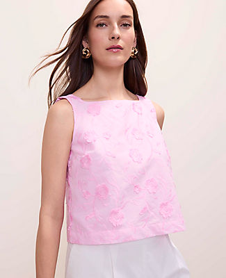 Ann Taylor Square Neck Tank Top