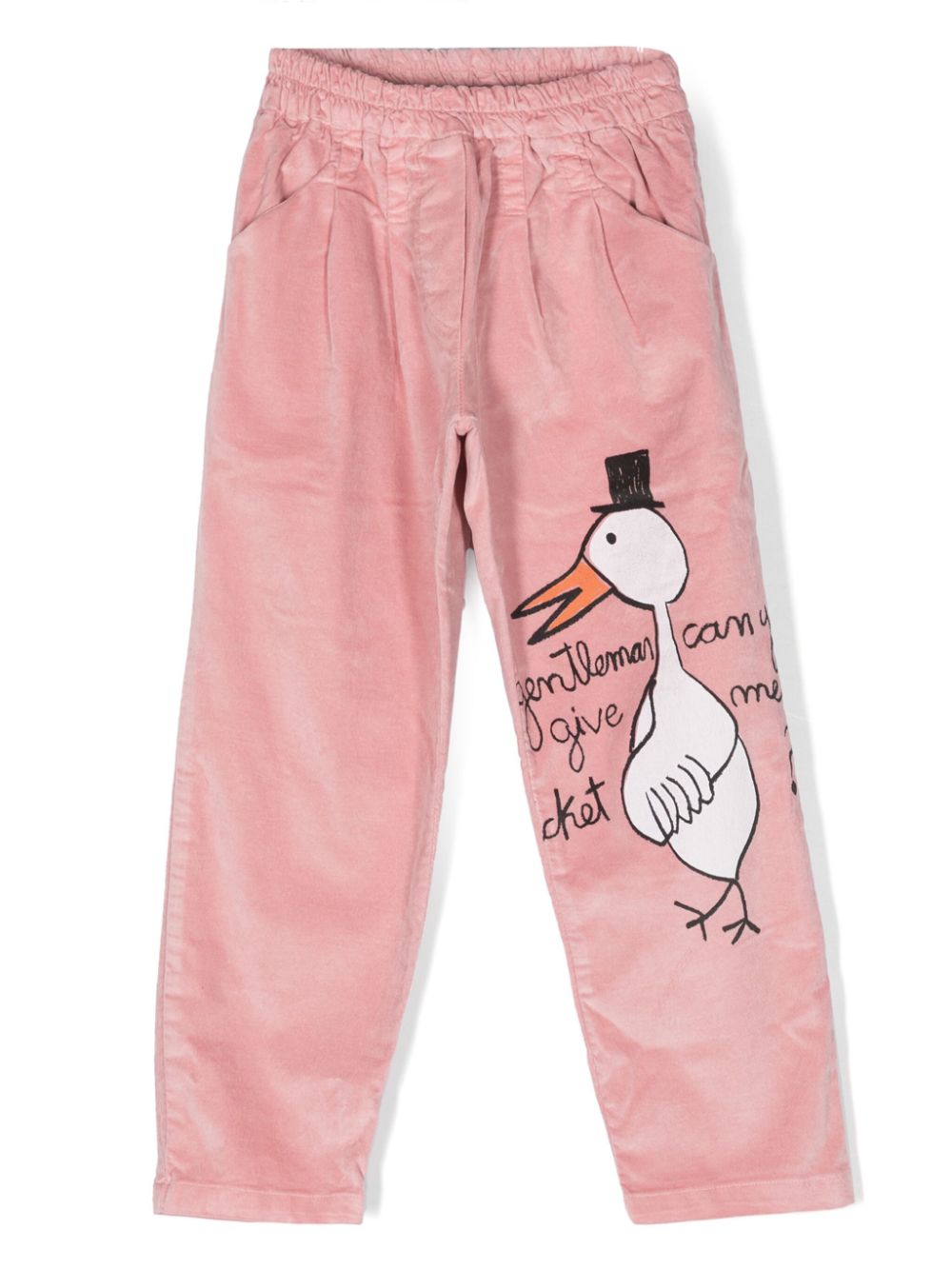Ticket Seller velvet trousers - Pink
