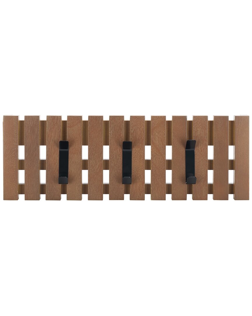 Cato 3-Hook Wall Mount Coat Rack
